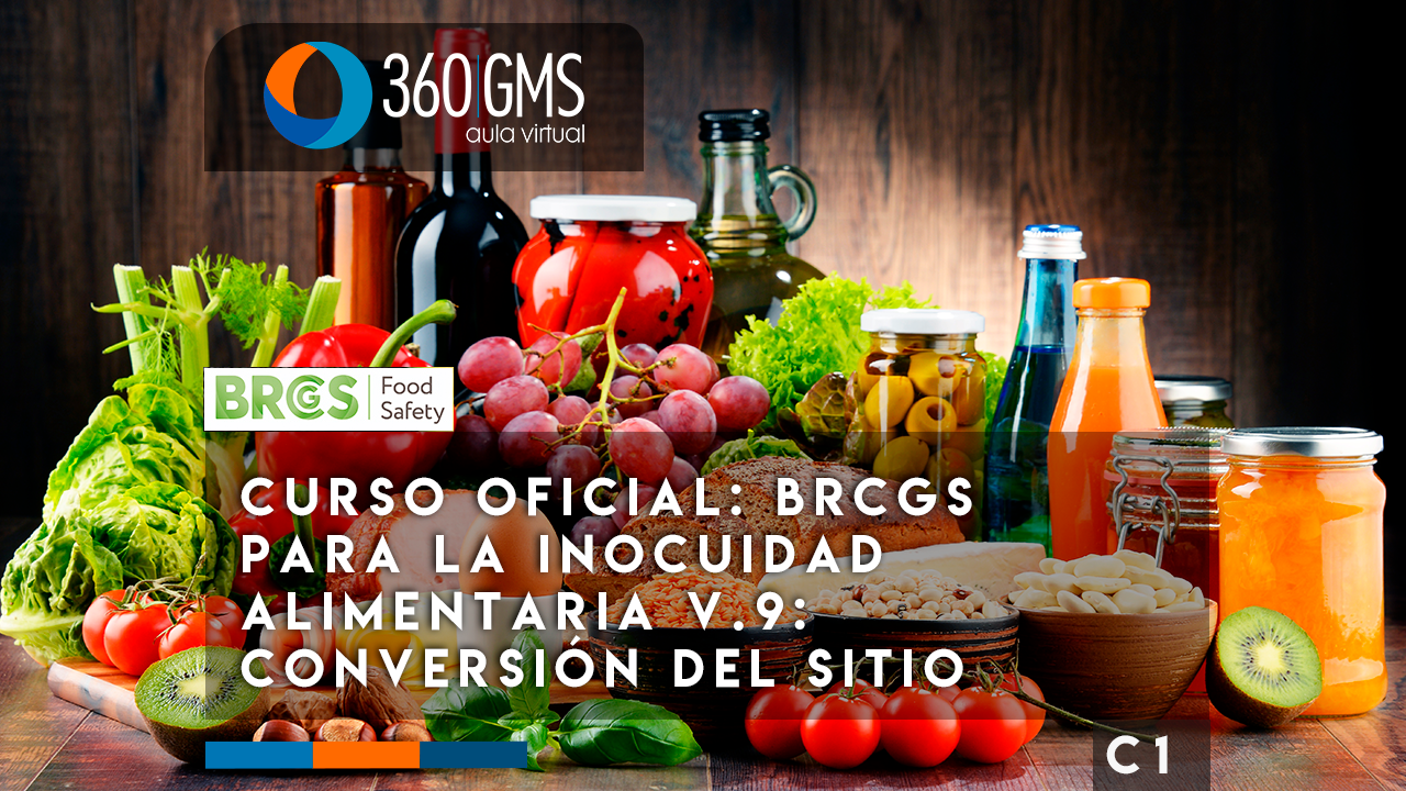 3822_C1 - Curso Oficial: BRCGS para la Inocuidad Alimentaria v.9: Conversión del sitio